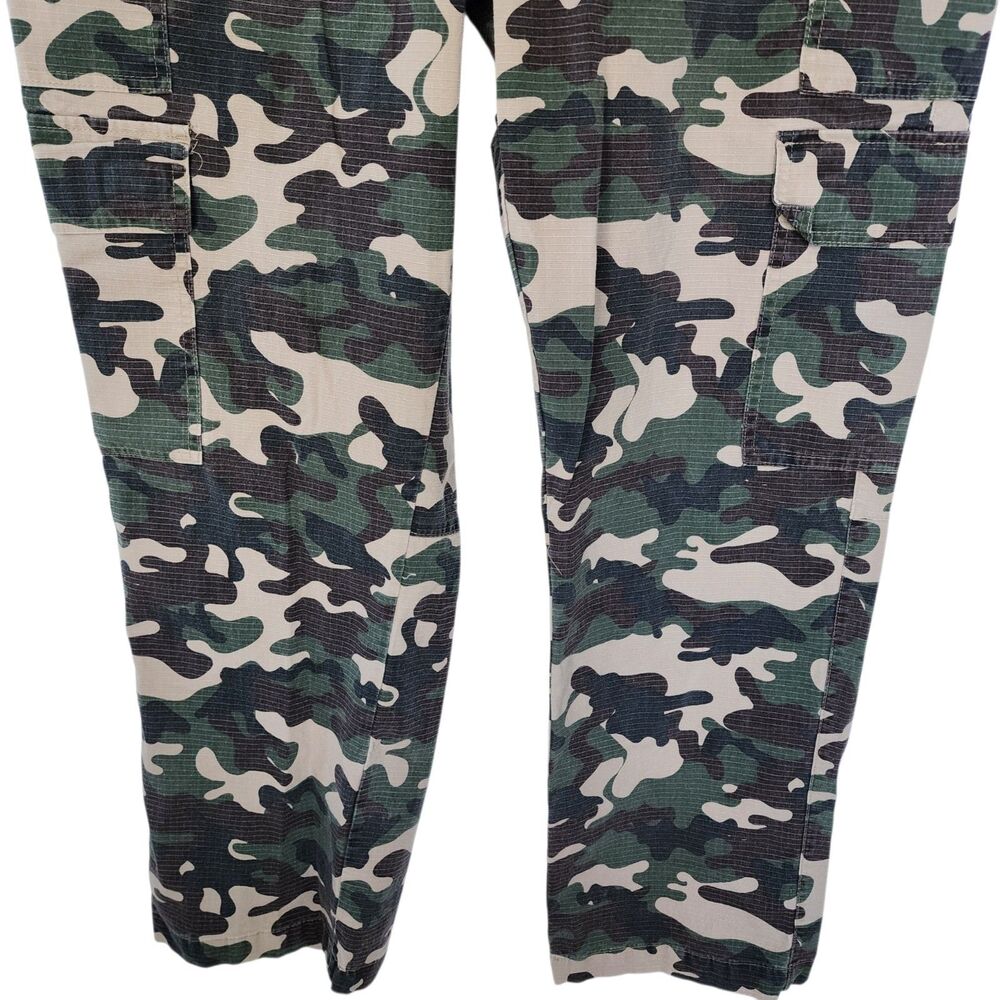 Dogg Supply by Snoop Dogg Mens XL Camo Cargo Pants Ripstop Stretch Elastic Waist - Picture 4 of 16